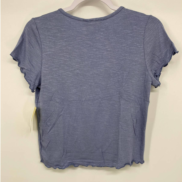 Forever Rose Couture Juniors Blue Short Sleeve Open Shrug Cardigan NEW XL - Picture 10 of 10